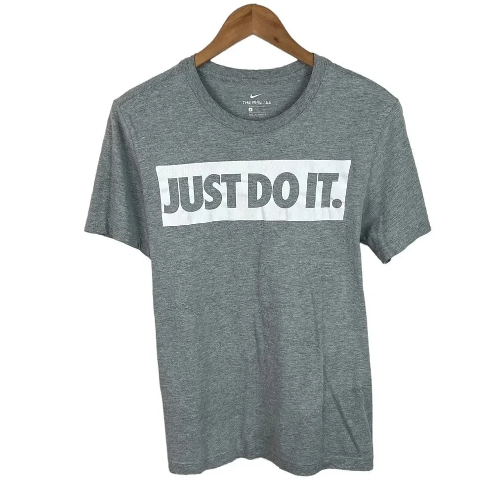 TS833 Mens Nike The Nike Tee Just Do It Logo Workout T Shirt S